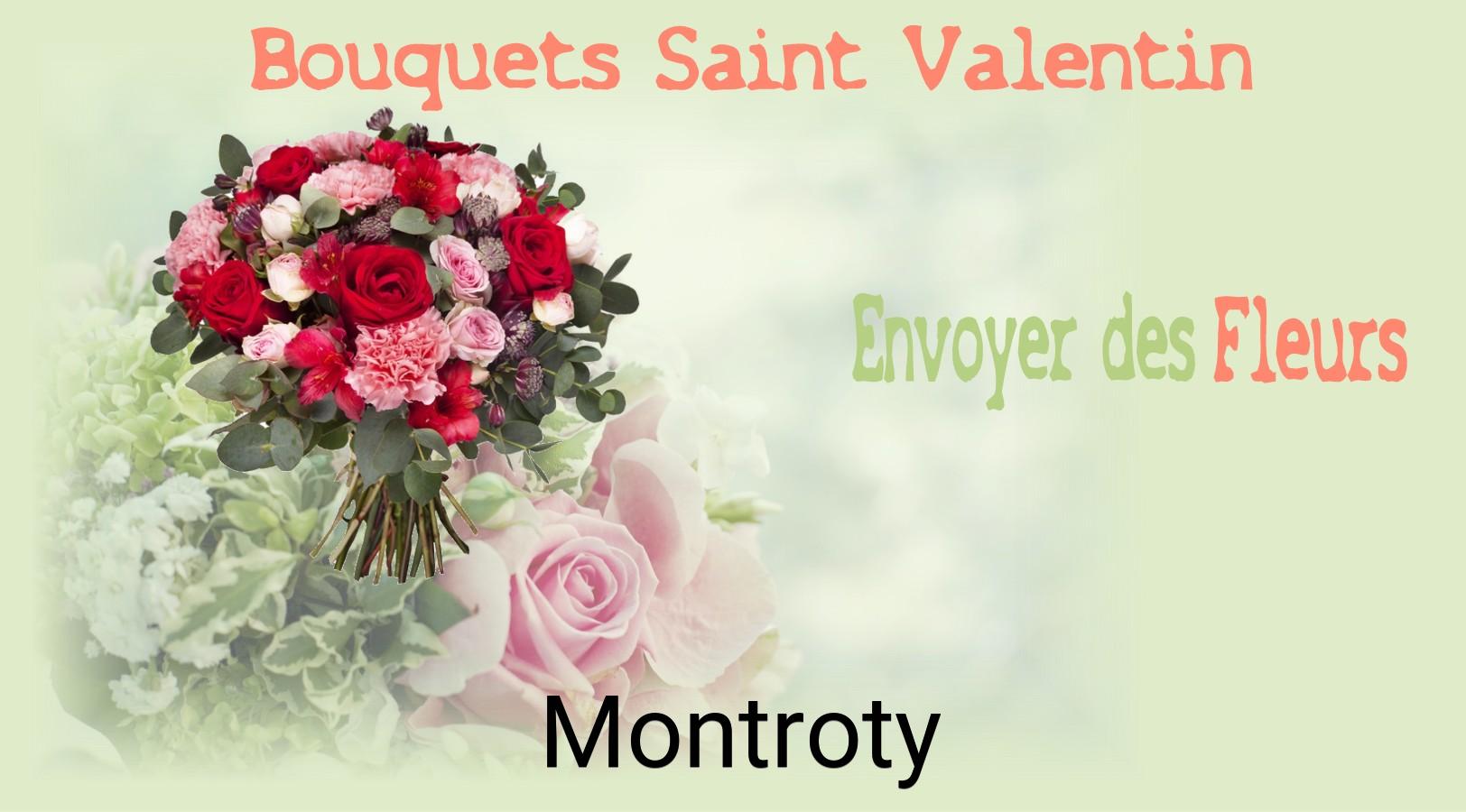 Roses de Saint-Valentin livrées à Montroty